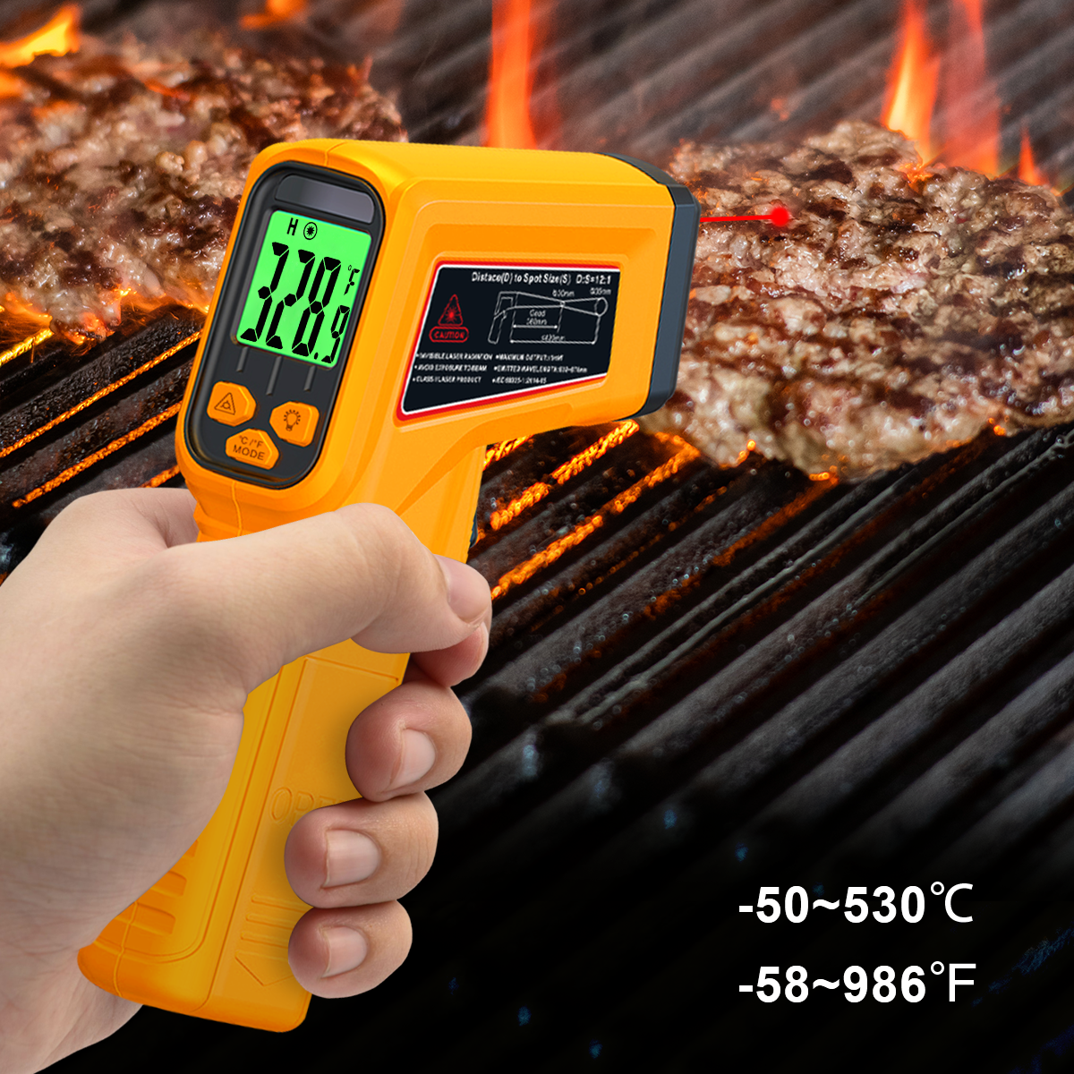 Candle Shop - Infrared Thermometer Non-Contact Food Thermometer Gun