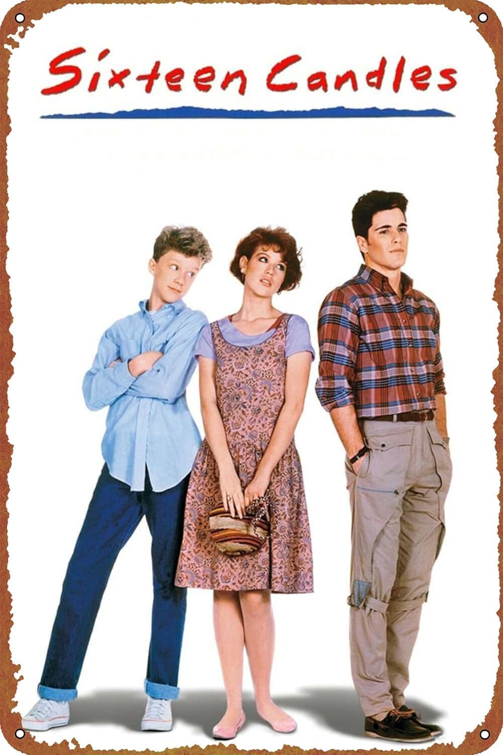 Candle Shop - Sixteen Candles Movie Poster Vintage Tin