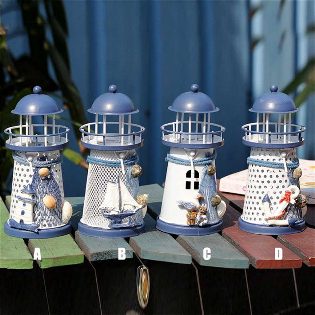 Candle Zero - Hot-selling Handmade Mediterranean-style Lighthouse Wrought Iron