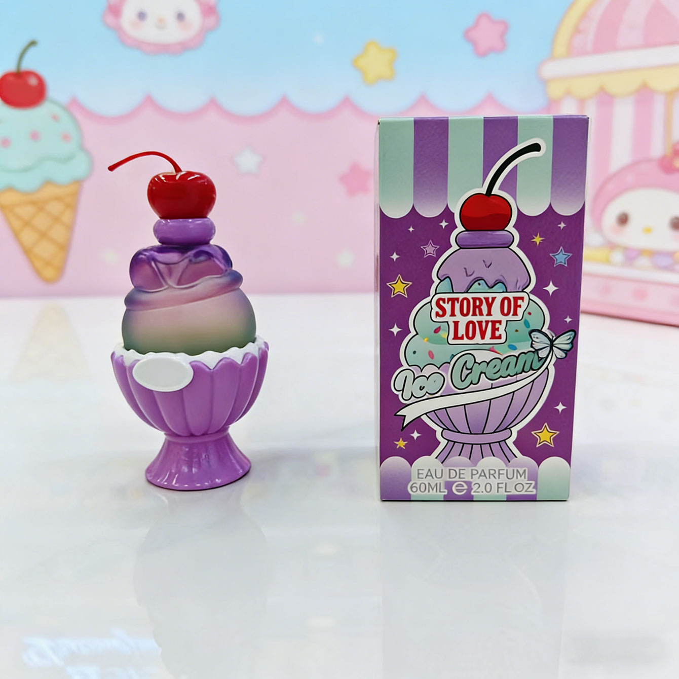 Candle Shop - Cute Ice Cream Shape Women Perfume