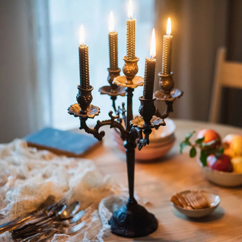 Candle Zero - Retro Vintage Candlestick, Votive Tealight Holders,