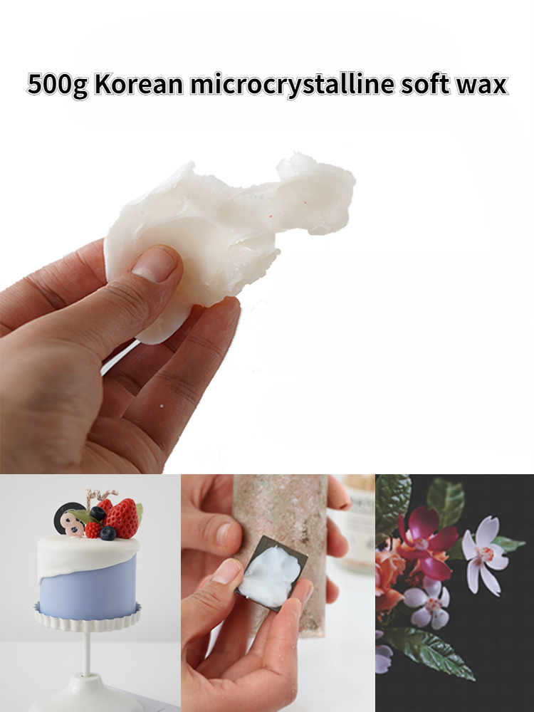 Candle Supplies Bulk - 500g Korean Microcrystalline Soft Wax DIY