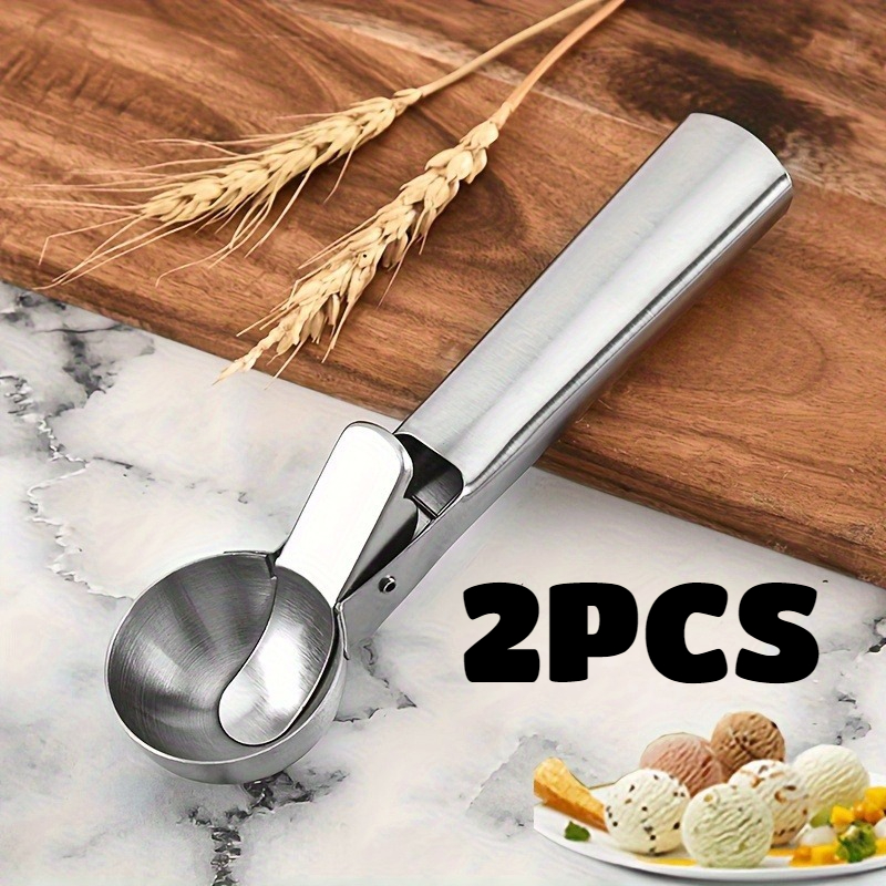 Candle Shop - 2PCS Ice Cream Spoon Stainless Steel