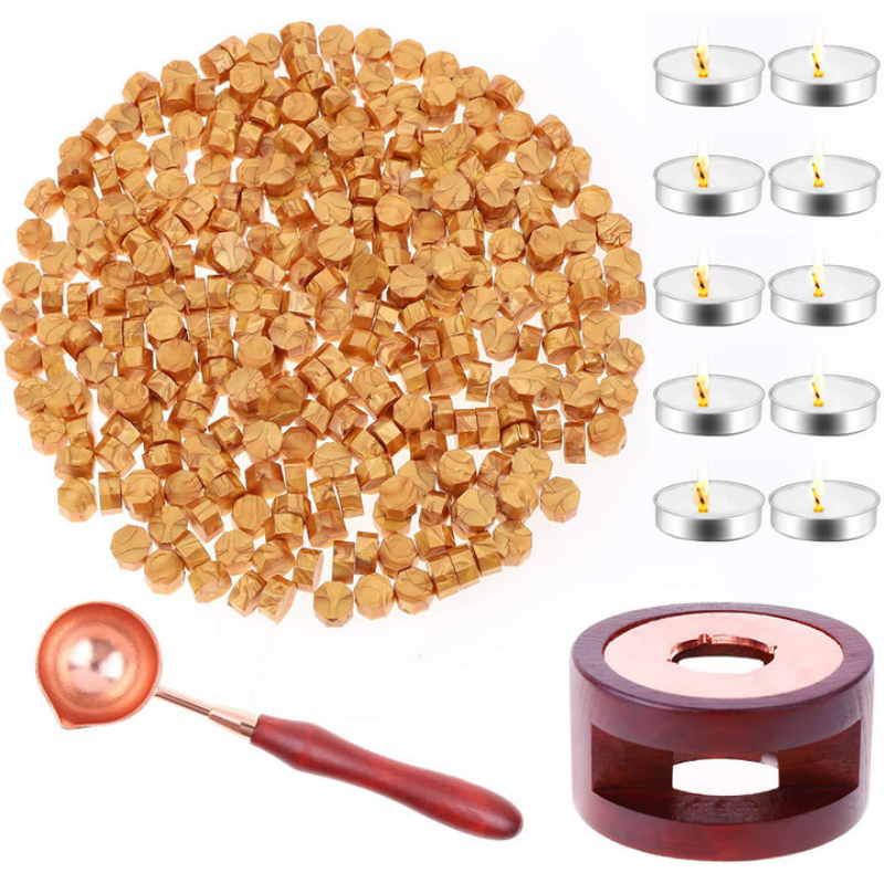 Wax Seal Set Includes 200 Gold - Candle Zero ulasan dan harga