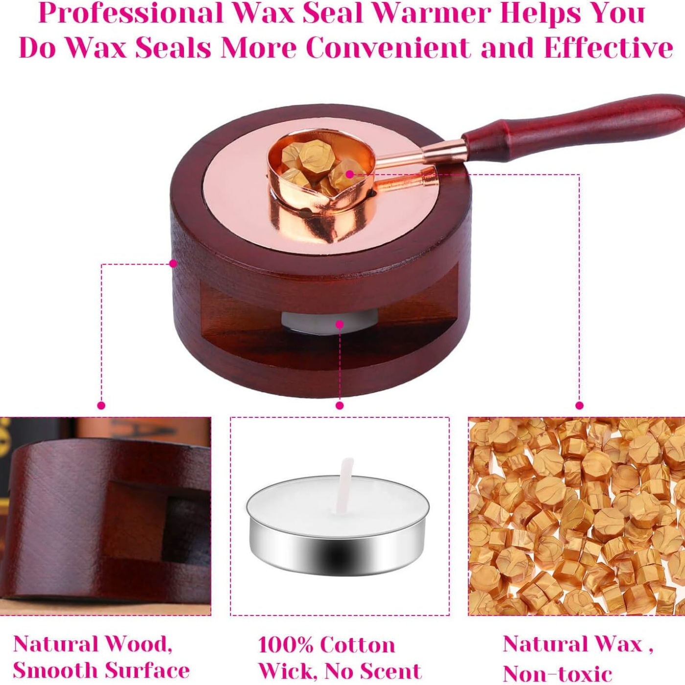 Wax Seal Set Includes 200 Gold - Candle Zero ulasan dan harga