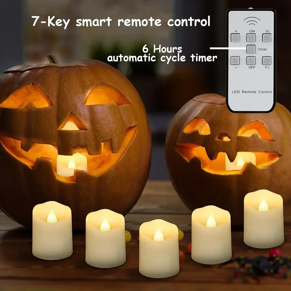 6Pcs/Set Rechargeable LED Cand - Candle Zero ulasan dan harga