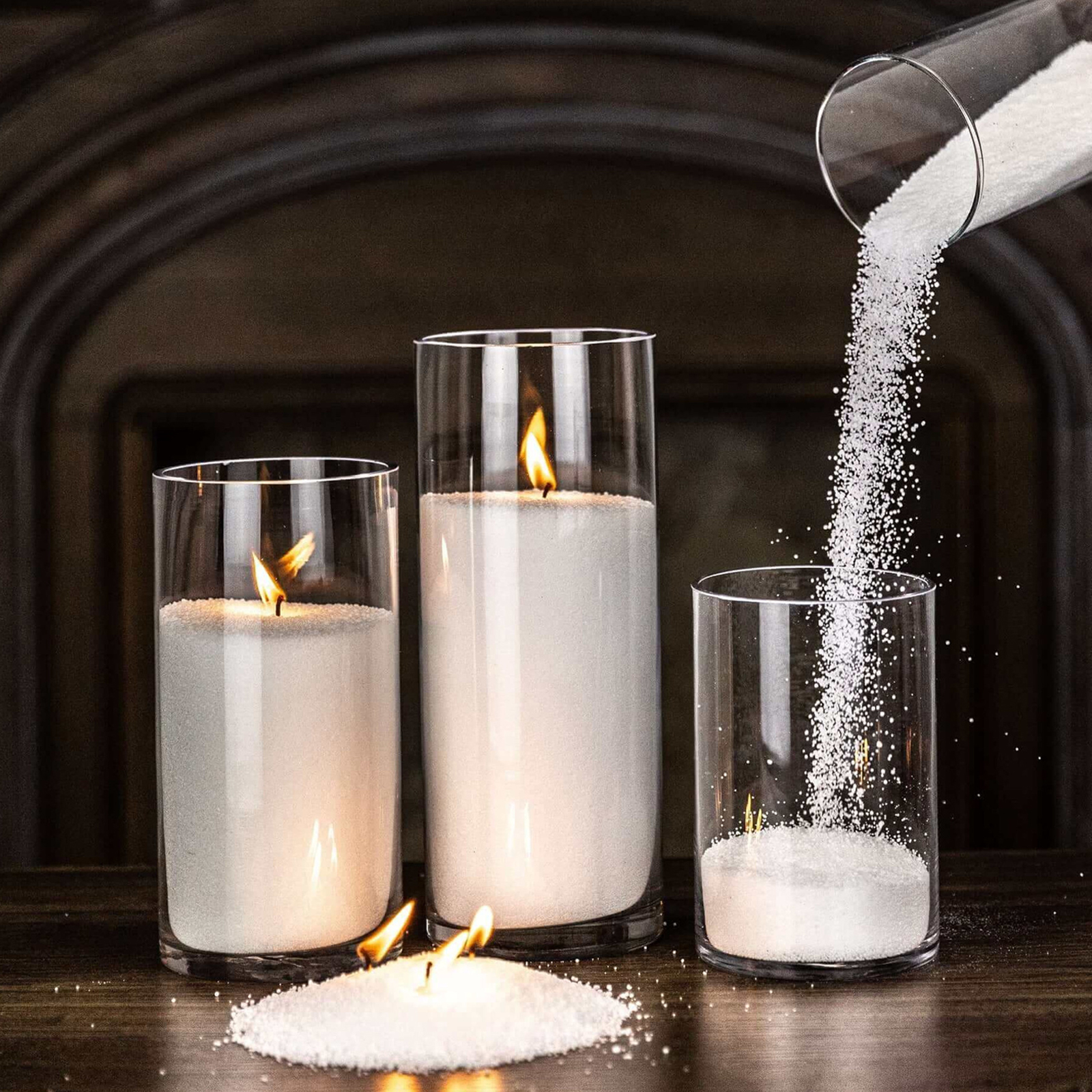 500g-1kg Sand Wax Ice Flower W - Candle Supplies Bulk ulasan dan harga
