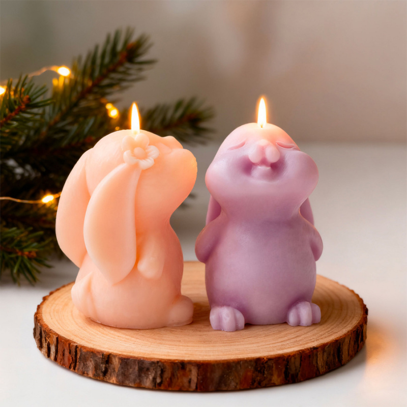 DIY New Cute Long Eared Rabbit - Candle Supplies Store ulasan dan harga