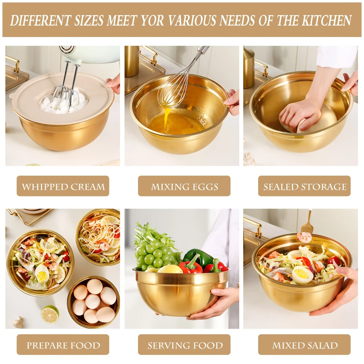 10-piece gold stainless steel  - Candle Shop ulasan dan harga