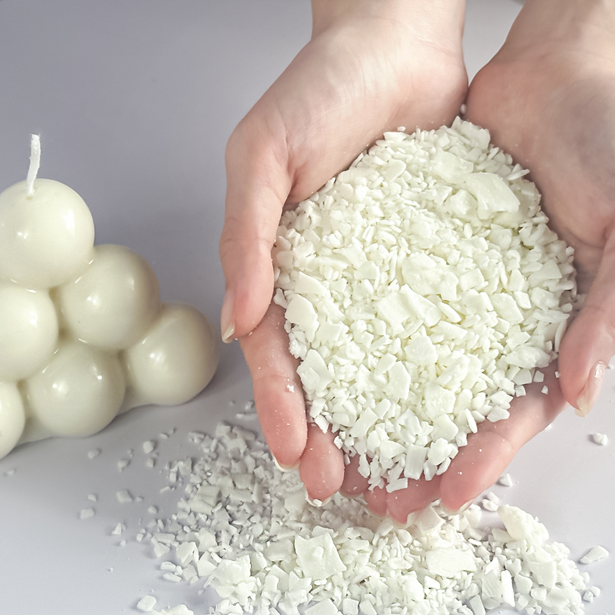 250g/500g Natural Soy Wax Gran - Candle Supplies Bulk ulasan dan harga