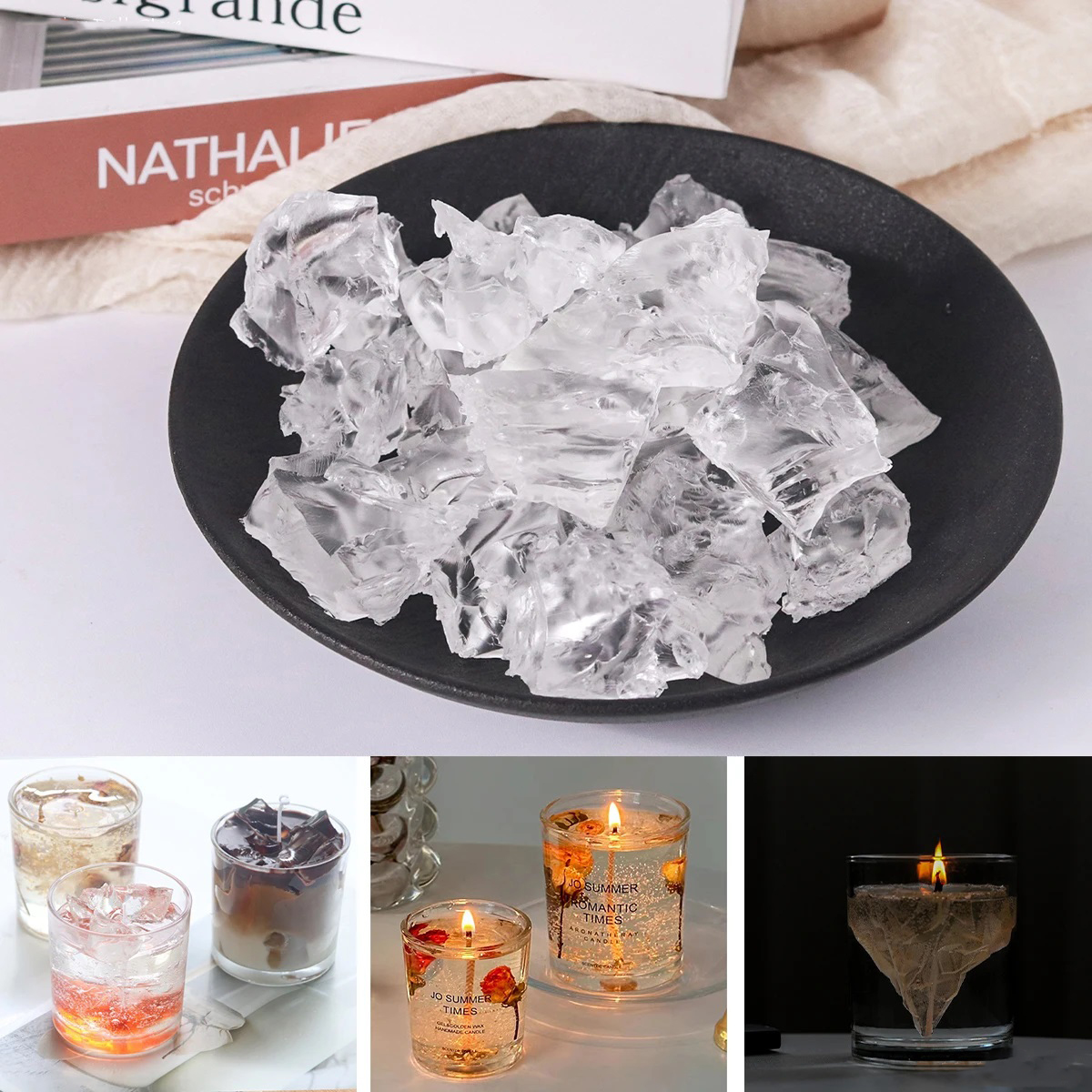 100G 7Colors Jelly Wax DIY Han - Candle Supplies Bulk ulasan dan harga