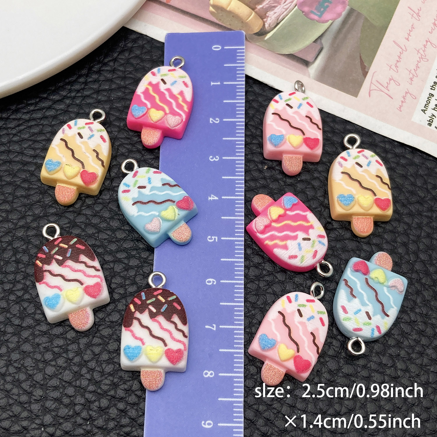 5/10pcs Cute Fashion Resin Acr - Candle Shop ulasan dan harga