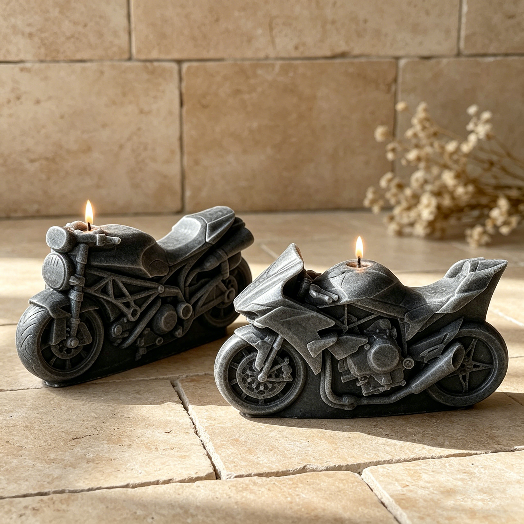 Motorcycle Design Candle Silic - Candle Supplies Store ulasan dan harga