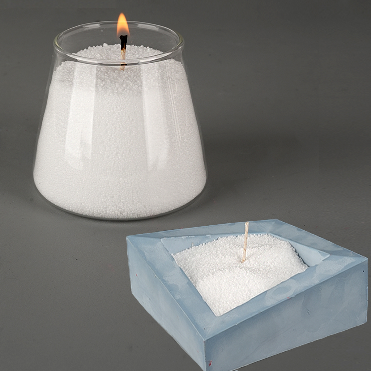 500g/1000g White Sand Wax Ice  - Candle Supplies Store ulasan dan harga