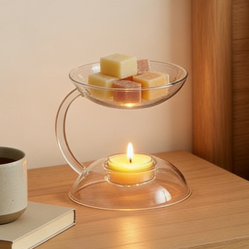 Glass Essential Oil Burner Wax - Candle Zero ulasan dan harga
