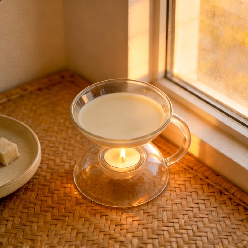 Glass Essential Oil Burner Wax - Candle Zero ulasan dan harga