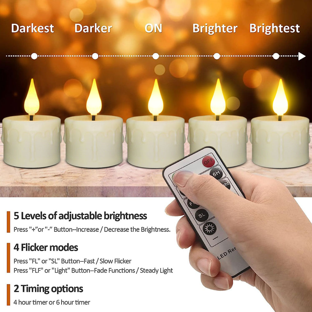 6 PCS Rechargeable Candles by  - Candle Zero ulasan dan harga