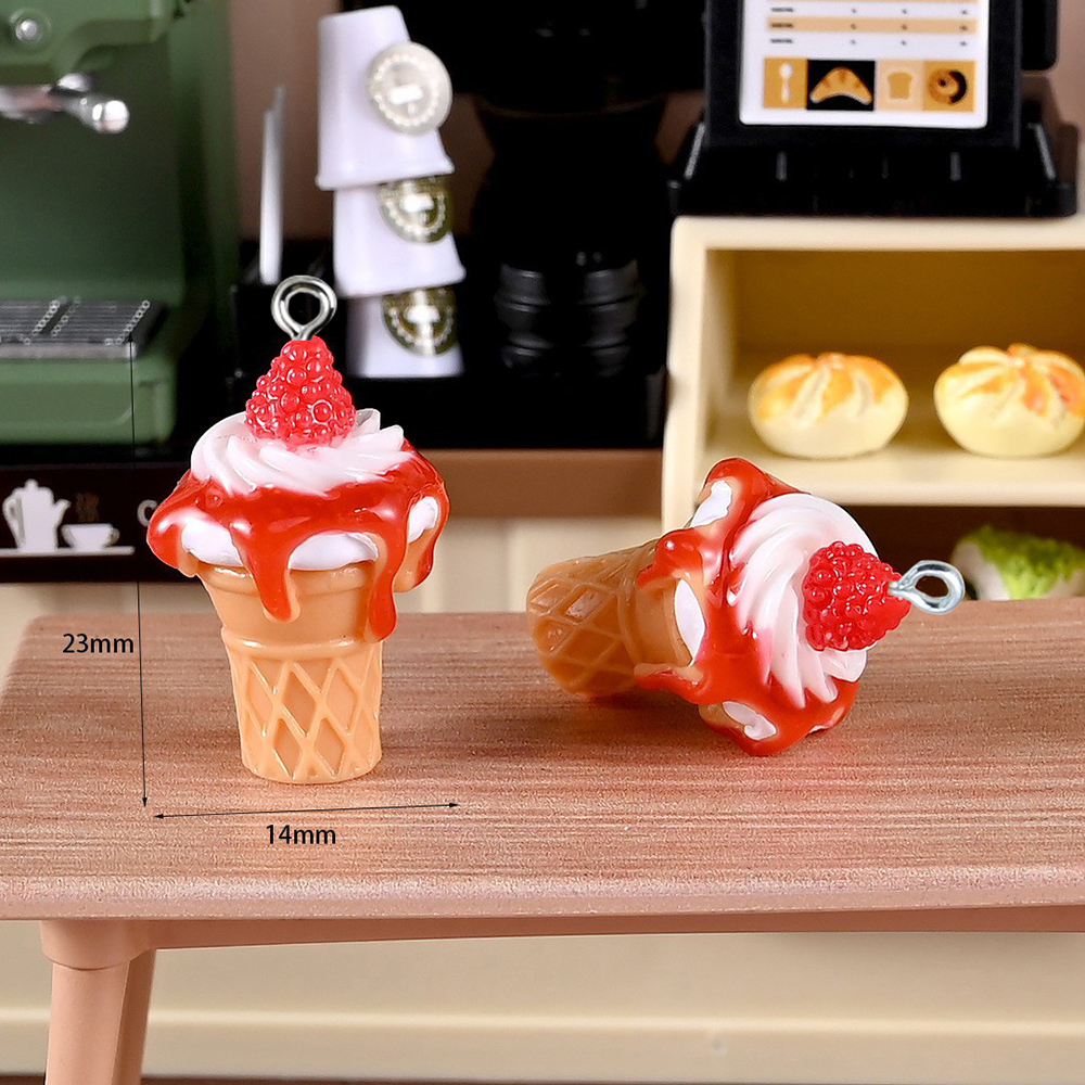 10pcs Strawberry Jam Ice Cream - Candle Shop ulasan dan harga