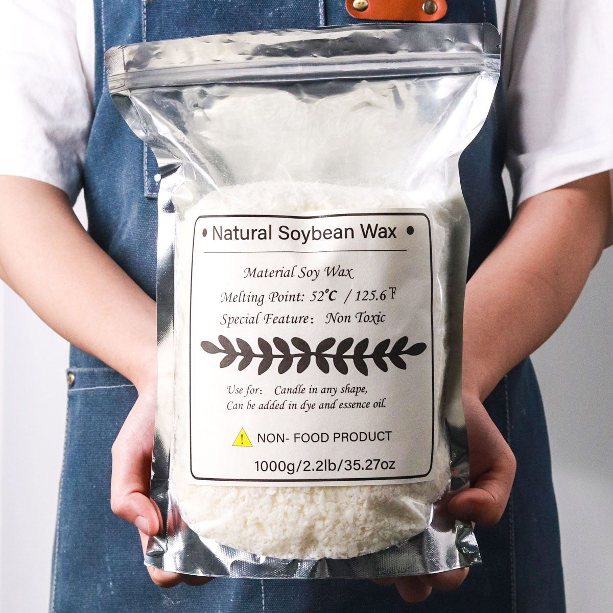 1KG Natural Soy Wax Granular S - Candle Supplies Bulk ulasan dan harga